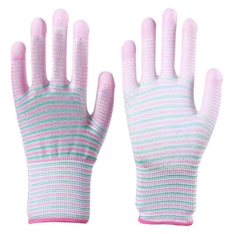 Ръкавици за длан PU покритие, зебра модел, дишащи и издръжливи (Марка: Neck strength; Функция: Друго; Обхват на употреба: Друго)