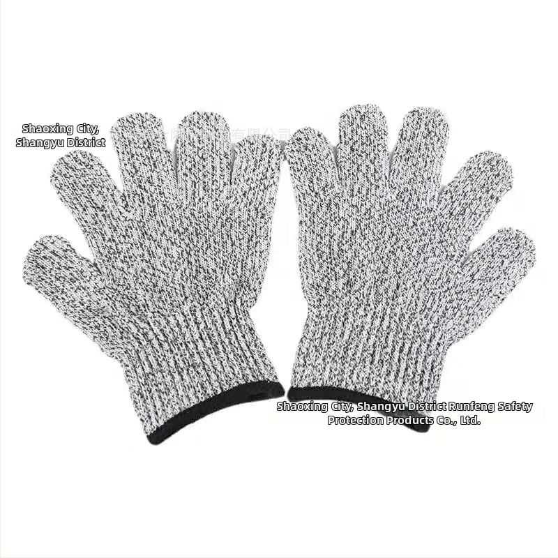 Runfeng γάντια προστασίας από περικοπές, 13-γκέιντζ επίπεδο 5, ανθεκτικά στη φθορά, διαπνέοντα, τροφίμου ποιότητας για κουζίνα HPPE/γυάλινη ίνα/σπάντεξ