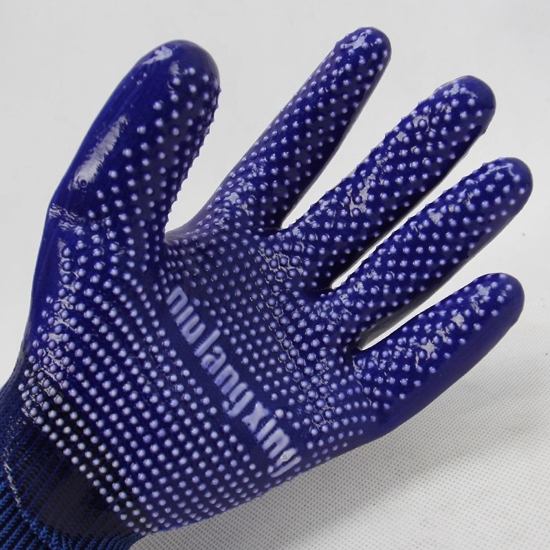 Cow Star PS888 Защитни ръкавици с длан покрита с гумени точки; Марка: Cow Star; Функция: износоустойчивост; Тегло: 60