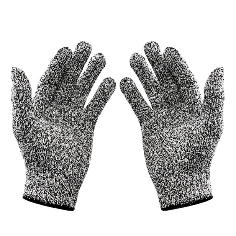 Γάντια προστασίας με αντίσταση κοπής επιπέδου 5, αντίσταση σε μαχαιρώσεις, HPPE-βάση, αντίολισθητική επίστρωση, για κηπουρική, κρεοπωλείο και χειρισμό ψαριών