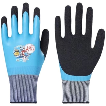 Altair 588 Двуслойни Работни Предпазни Ръкавици – Водоустойчиви, Износоустойчиви, Неплъзгащи се Каучукови, Тегло 87 g