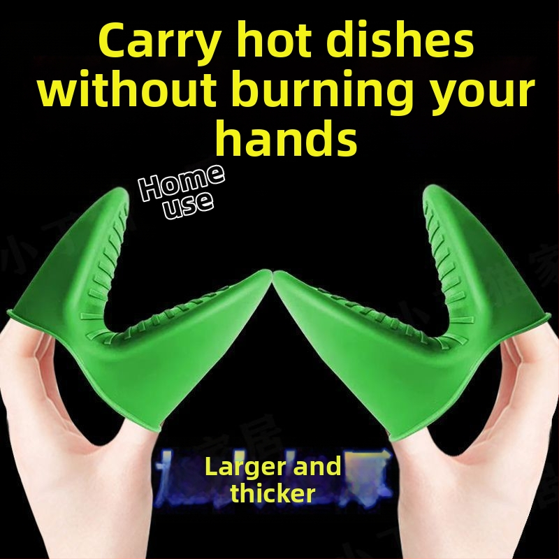 Paaugstinātas biezas silikona karstumizturīgas cepešpannu cimdi domāti mājas lietošanai, piemēroti cepei, katliem, mikroviļņu krāsnij un cepšanai