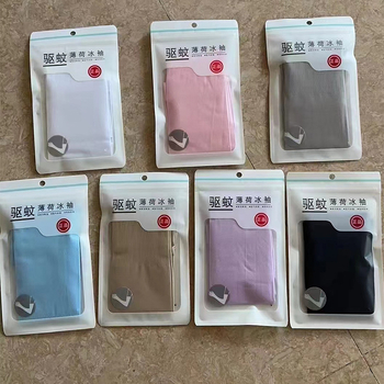 Manșon pentru braț Mushroom Mountain – repelent împotriva țânțarilor cu efect răcoritor de mentă, protecție UV, material nylon (conținut 71–80%), stil sportiv vară 2024