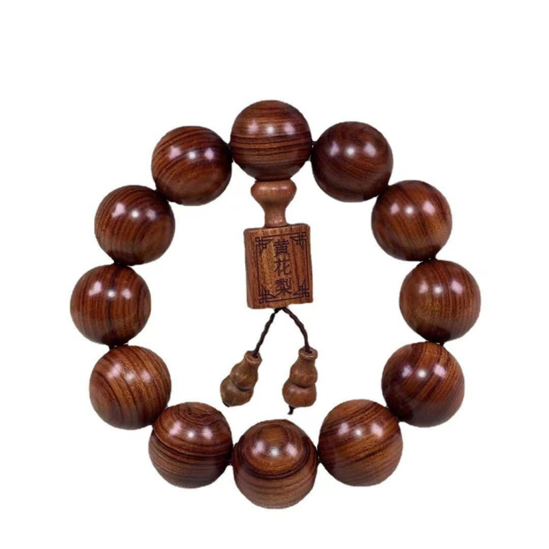 Drvena narukvica od rosewooda, unisex, brend Fujian craftsman, poslovni dar, proljeće 2025
