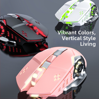 Bezvadu ergonomiska pele ar Bluetooth un 2,4 GHz savienojumu, 1600 DPI, 6 pogas, uzlādējama.