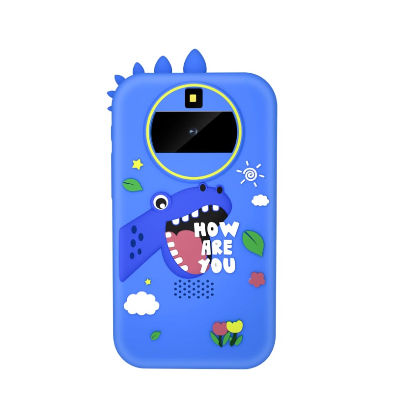 Laste digitaalne kaamera 2,8-tollise LCD-ekraaniga, 20 MP sensor, TF-kaardiga salvestus, videorežiim, ABS + silikoongeeli korpus