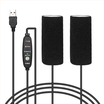 USB napajani električni grijački omotač za ručice električnih vozila, univerzalna prilagodba, zagrijava do ~100°C, vodootporan i protuklizni