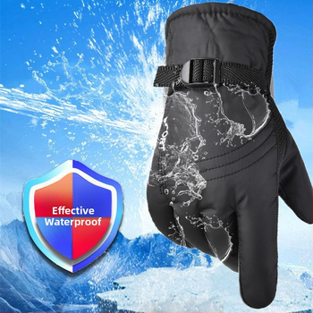 Vyrinės žieminės pirštinės su fliso įdėklu, pagrindinė medžiaga – medvilnė, anti-slip ir atsparios dėvėjimui