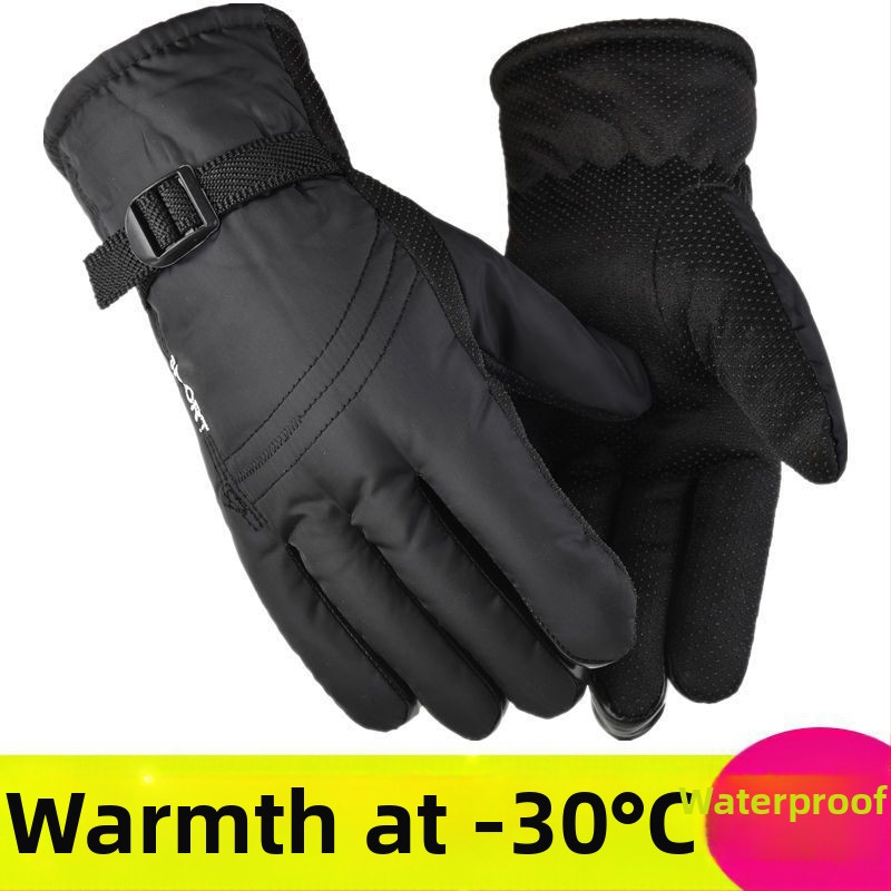 Vyrinės žieminės pirštinės su fliso įdėklu, pagrindinė medžiaga – medvilnė, anti-slip ir atsparios dėvėjimui