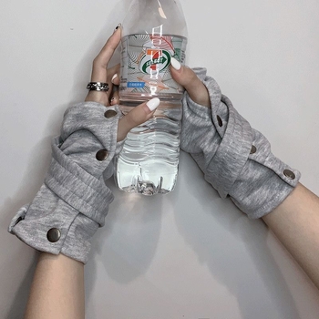 Harajuku stiliaus puspirštinės hip-hopui ir gatvės šokiams, Spandex/Poliesterio mišinys (Spandex 61–70%), unisex, ruduo 2024