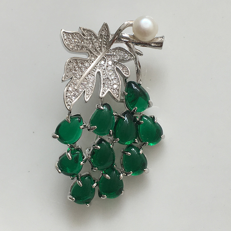 Dream Color cirkón broska nőknek, OL divat stílus, elektroplakálás, modell X1939