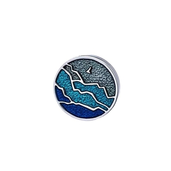 Bros od cinkove legure, pin-gumb stil, završna obrada kapljica ulja, unisex dodatak, osobni trend stila