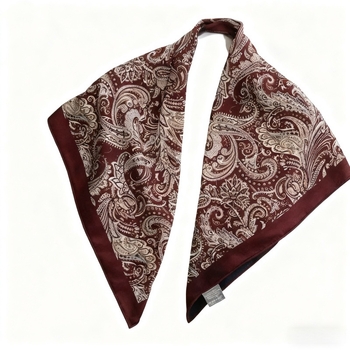 Ženski šal od smjese svile i vune, paisley cvjetni uzorak, zimski stil
