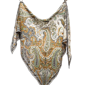 Kolmnurkne siidist-villane šal, kahekülgne, siid-villasegu, Hangzhou päritolu, sügisese kasutamiseks, 2025. aasta talve väljaanne