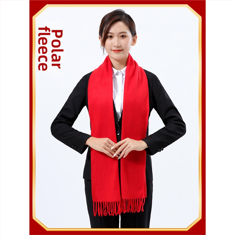 Villane šalikas Xinjingi brändi logotüübi kohandamisega, talviseks kasutamiseks, 2025. aasta kevade väljaanne