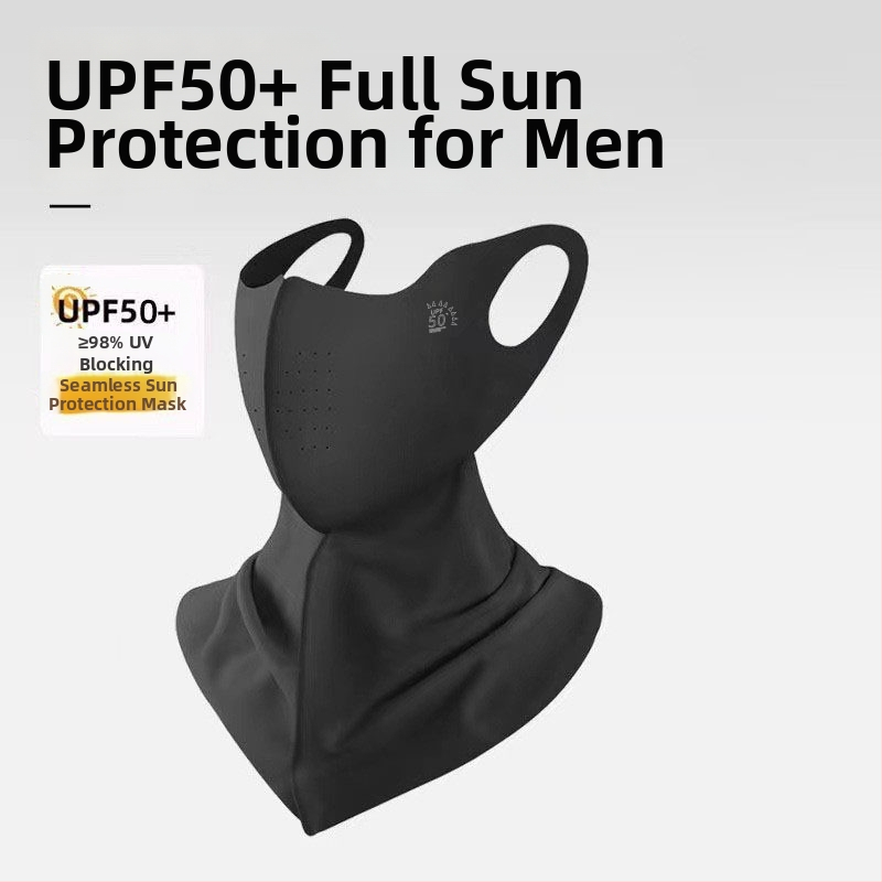 Kaklo movos šalikas lauko sportui: UV apsauga, vėjo ir dulkių apsauga, nailono audinys, universalus sportinis stilius