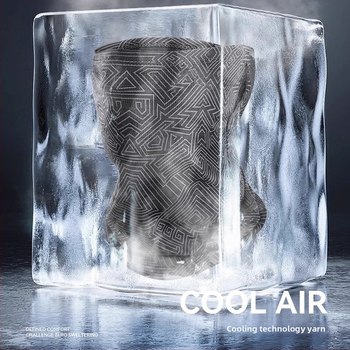 Nailoninė išorinė veido kaukė vasarai – kvėpuojanti, UV apsauga, saulės apsauga; universalus galvos šalikėlis dviratininkams ir žvejams.