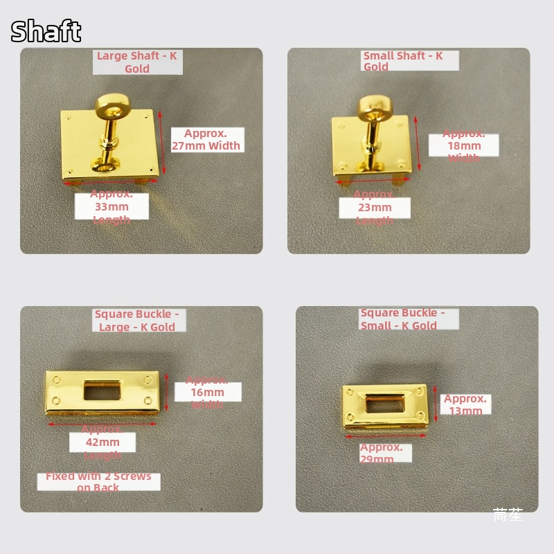 Ručne vyrobený zámok na tašku a kovové diely pre pracku