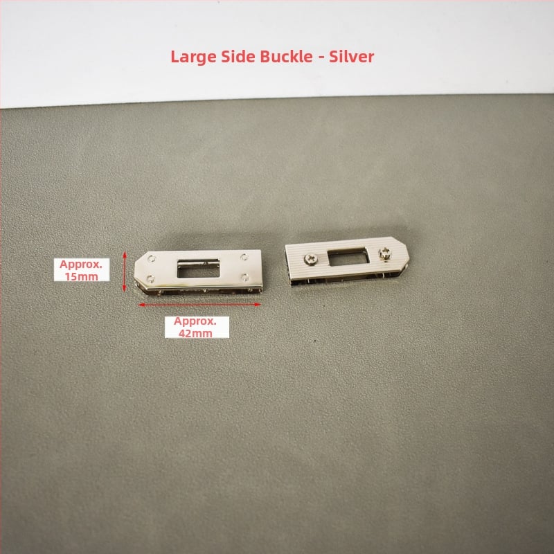 Rankų darbo kuprinės spyna ir sagties metaliniai komponentai