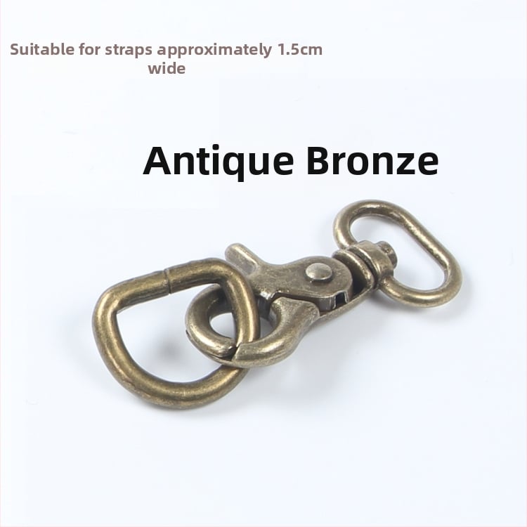 Метална лобстер кука с D-образна халка за чанти – DIY хардуер за чанти, код на продукта Hywxkkkswwtewk