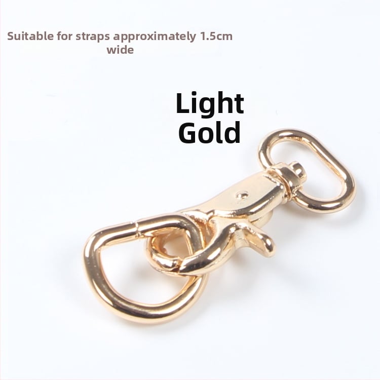 Метална лобстер кука с D-образна халка за чанти – DIY хардуер за чанти, код на продукта Hywxkkkswwtewk
