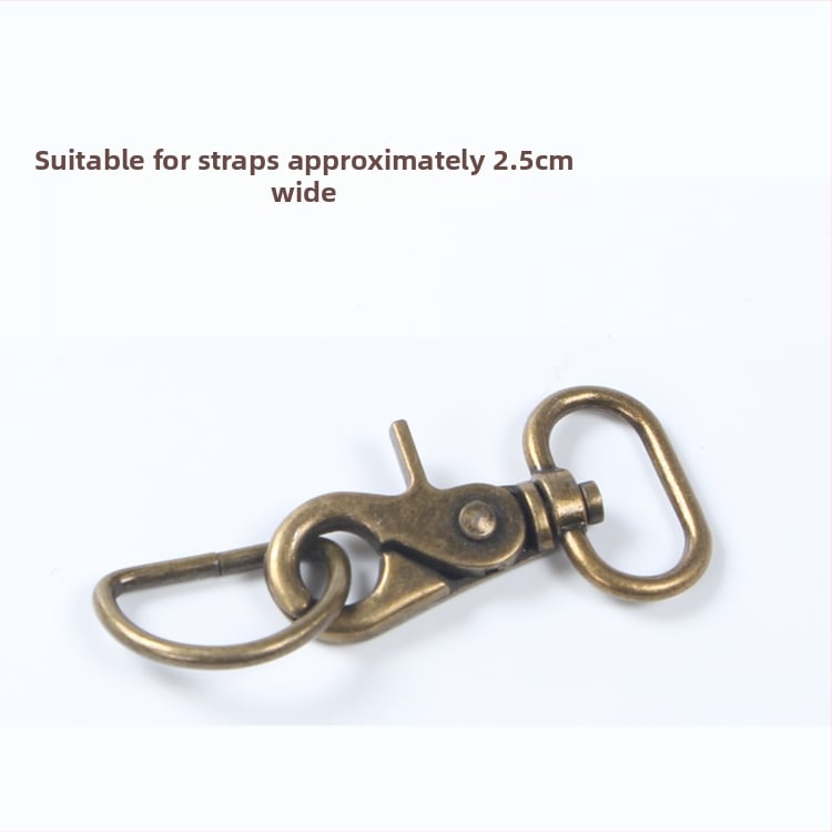 Метална лобстер кука с D-образна халка за чанти – DIY хардуер за чанти, код на продукта Hywxkkkswwtewk