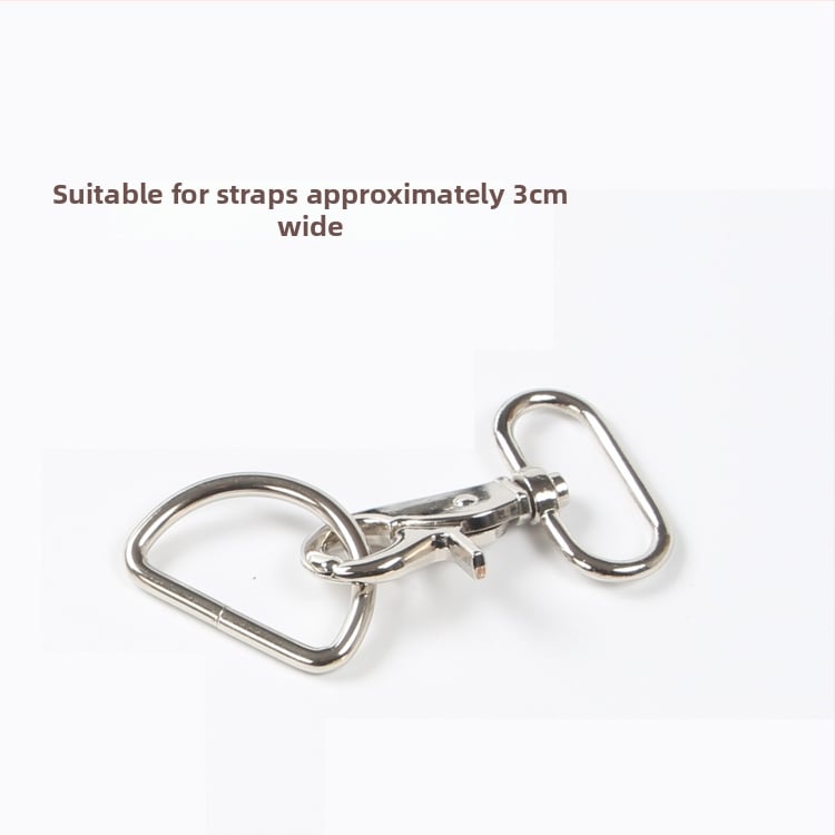 Метална лобстер кука с D-образна халка за чанти – DIY хардуер за чанти, код на продукта Hywxkkkswwtewk