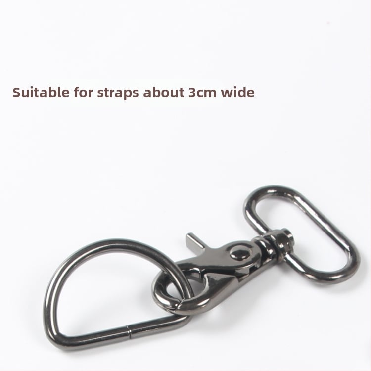 Метална лобстер кука с D-образна халка за чанти – DIY хардуер за чанти, код на продукта Hywxkkkswwtewk