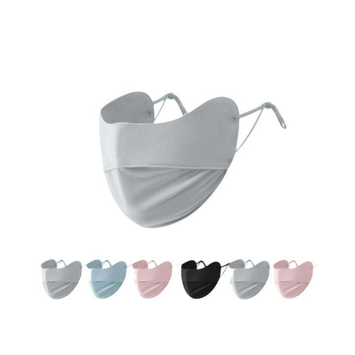 Täisnäomask UV-kaitse – tolmukindel, unisex, nailon, monokromaatne muster, suveks