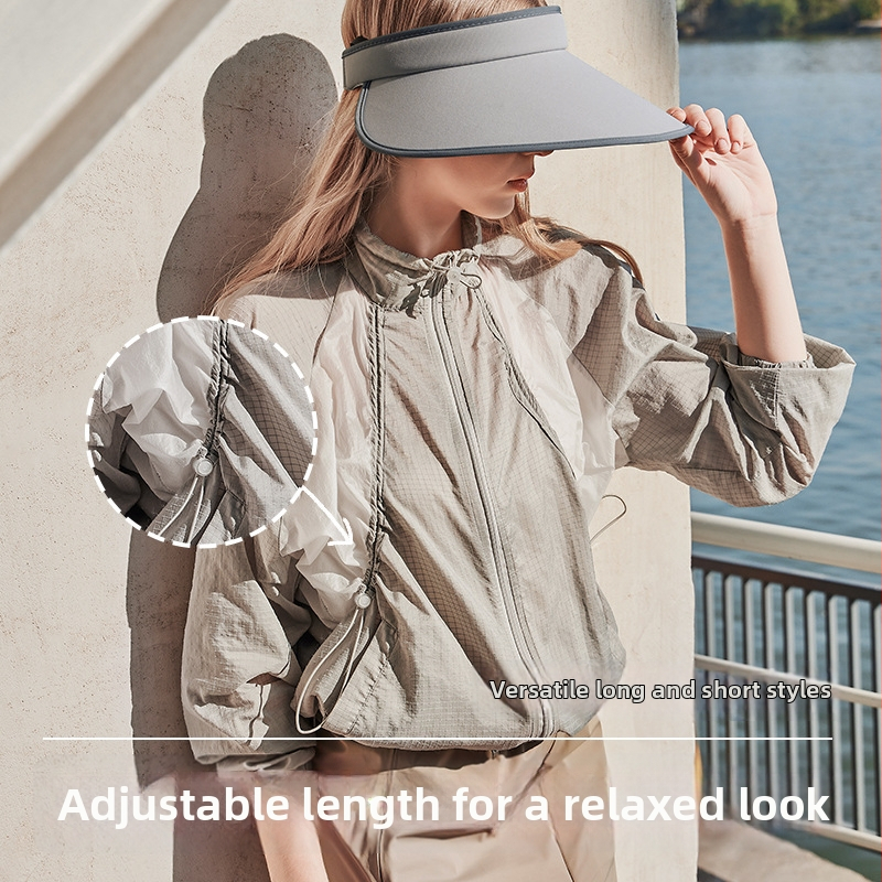 Kocotree Saules aizsardzības jaka - Ātri žūst, Elpojoša, UV aizsardzība, Brīvs piegriezums, 2025. gada pavasaris