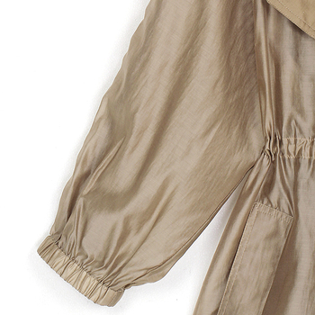 Μπουφάν Lyocell (Tencel) – φαρδιά γραμμή, μήκος μέτριο-μακρύ, κούμπωμα με κορδόνι, UPF30+