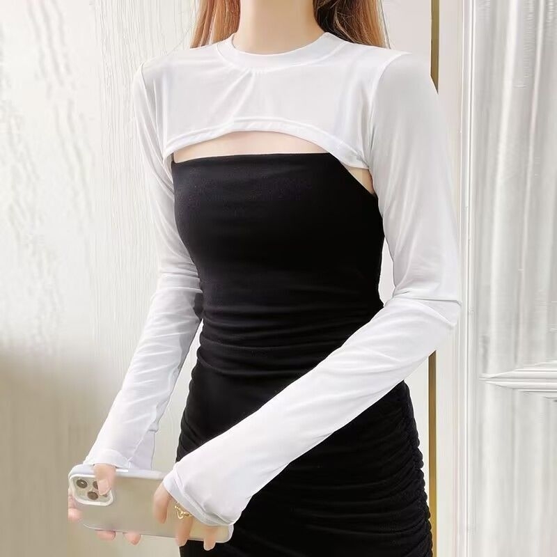 Rokas piedurknes ar UV aizsardzību, saules aizsardzību, modalā kokvilna, šalles stils