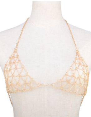 Ötvözetből készült testlánc, női stílus, geometriai dizájn, elektroplakolás (Anyag: ötvözet; Márka: Conley Accessories; Stílus: női; Forma: geometriai; Bevonat: elektroplakolás)