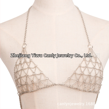 Ötvözetből készült testlánc, női stílus, geometriai dizájn, elektroplakolás (Anyag: ötvözet; Márka: Conley Accessories; Stílus: női; Forma: geometriai; Bevonat: elektroplakolás)