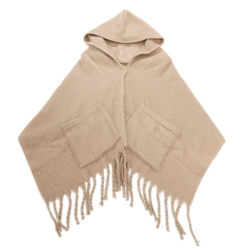 Šal od loop-yarn-a s twill pletenjem, topao unisex šal za sve sezone, Jie Chen, Jiangsu