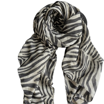 Ženski šal sa zebraskim uzorkom, warp-knit, vintage lagani luksuz, grijanje, za proljeće i jesen (warp knitting; keeps warm; Spring–Autumn; Artificial cotton; JJ)