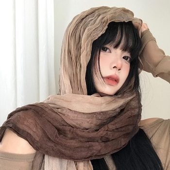 Šal s etničkim stilom, veliki kvadratni uzorak vile, poliester vlakna, jesen 2025, svjež i sladak stil