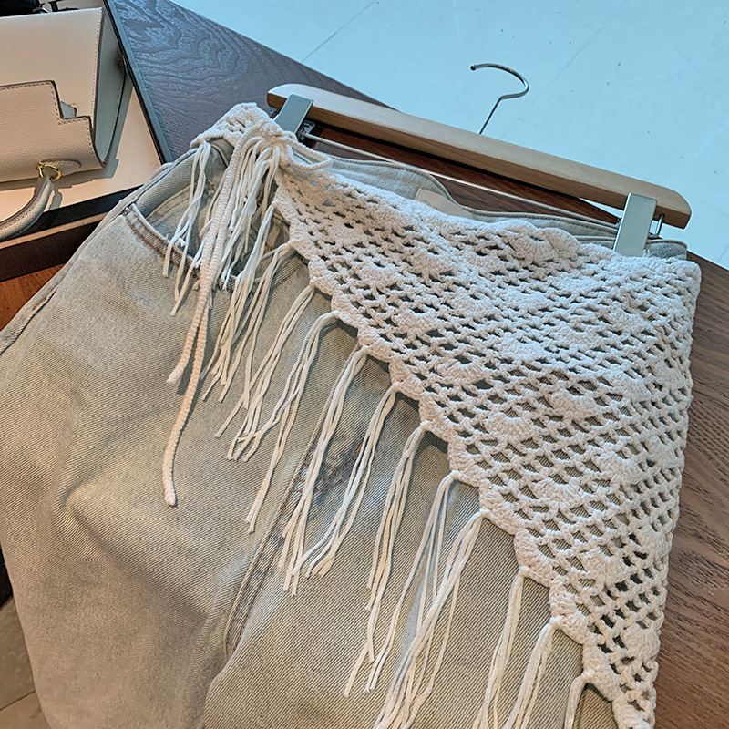 Fular triunghiular din poliester, tricot warp-knit, protecție solară, potrivit pentru vară, primăvară și toamnă