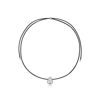 Bakreno kolije s geometrijskim dizajnom i križnim lancem, elektroplatirano, ljeto 2024, za žene