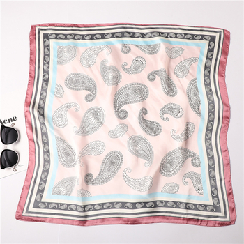 Eșarfă pătrată cu model Totem, poliester, imprimare, căldură decorativă, stil elegant social