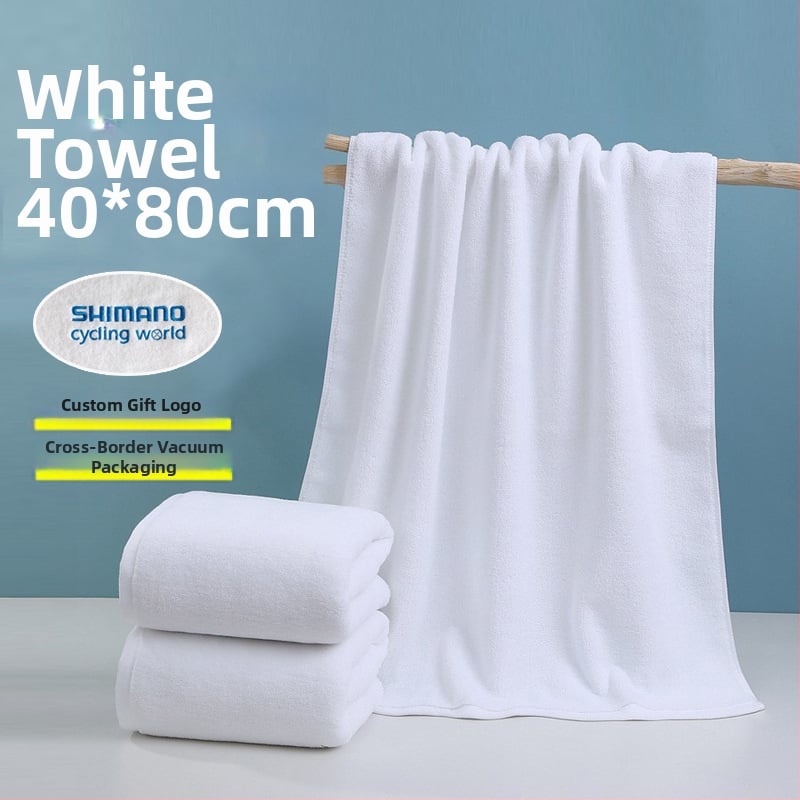 Хотелска хавлия от 100% памук | 170–200 g, 21s прежда, права тъкан, печатано лого