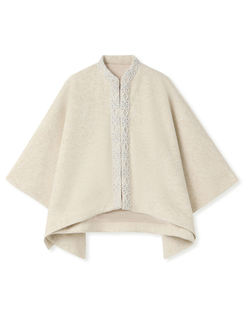 Дамско палто с китайски стил и дизайн с кристални камъни, кръгло деколте, еднобортно закопчаване, полиестерна материя