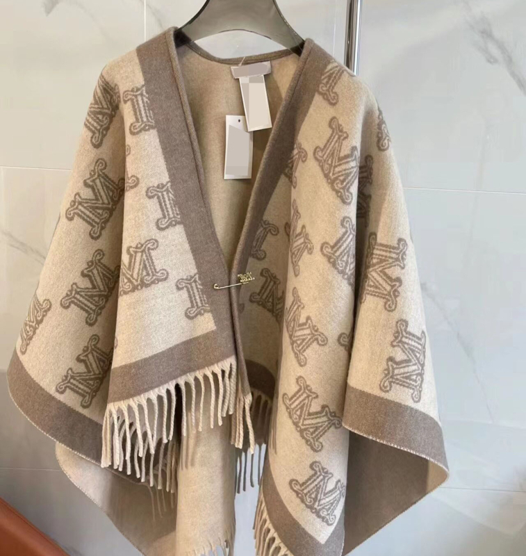 Șal dublu față din bumbac pentru femei, model geometric, tricotat manual, jacquard, cald