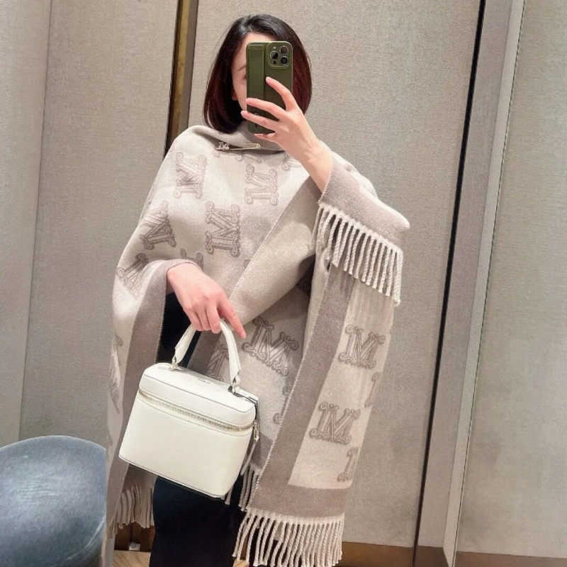 Șal dublu față din bumbac pentru femei, model geometric, tricotat manual, jacquard, cald