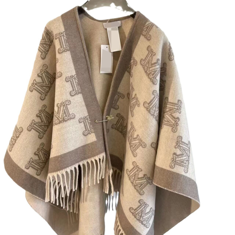 Șal dublu față din bumbac pentru femei, model geometric, tricotat manual, jacquard, cald