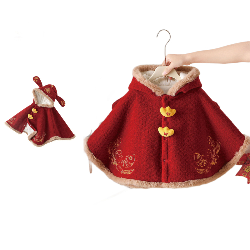 Baba téli köpeny polár béléssel (anyag: poliészter; szövés: sík; bélés: polár; stílus: hosszú; szezon: tél)