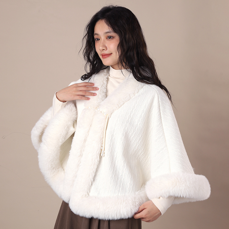 Kardigan sa šalom – retro etno stil, poliester, warp knitting, uzorak u mreži boja, širina 98 cm