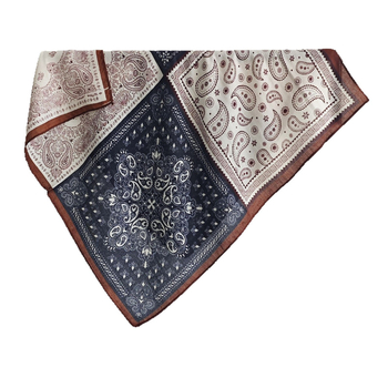 Twill poliester kvadratni šal s otiskom – proljeće 2025, moderan gradski stil, 100% poliester