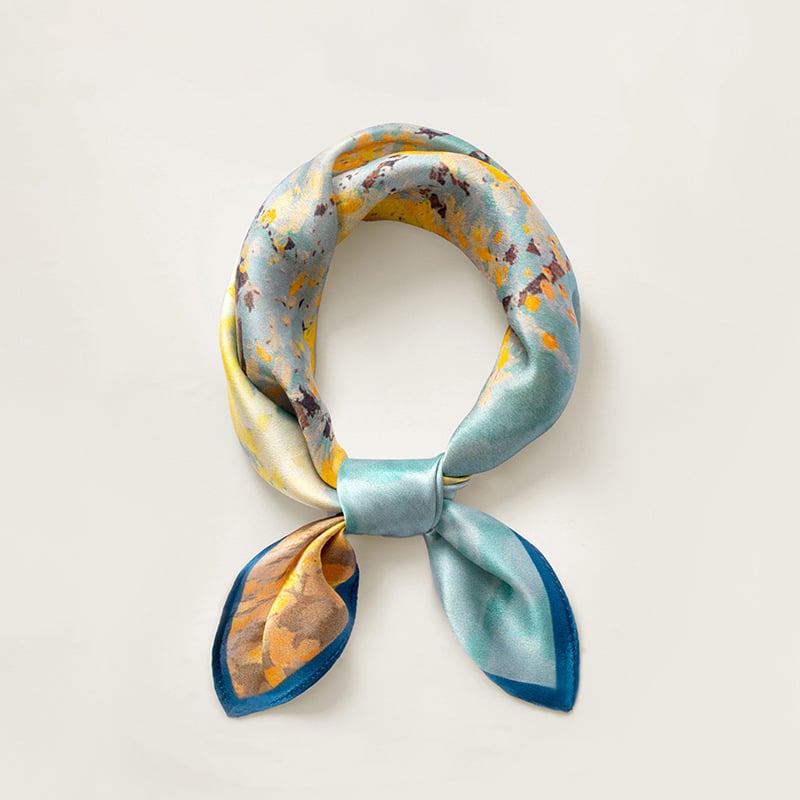 SEAMMER копринен шал – коприна, Гуанджоу, пролет 2025, стил: шал