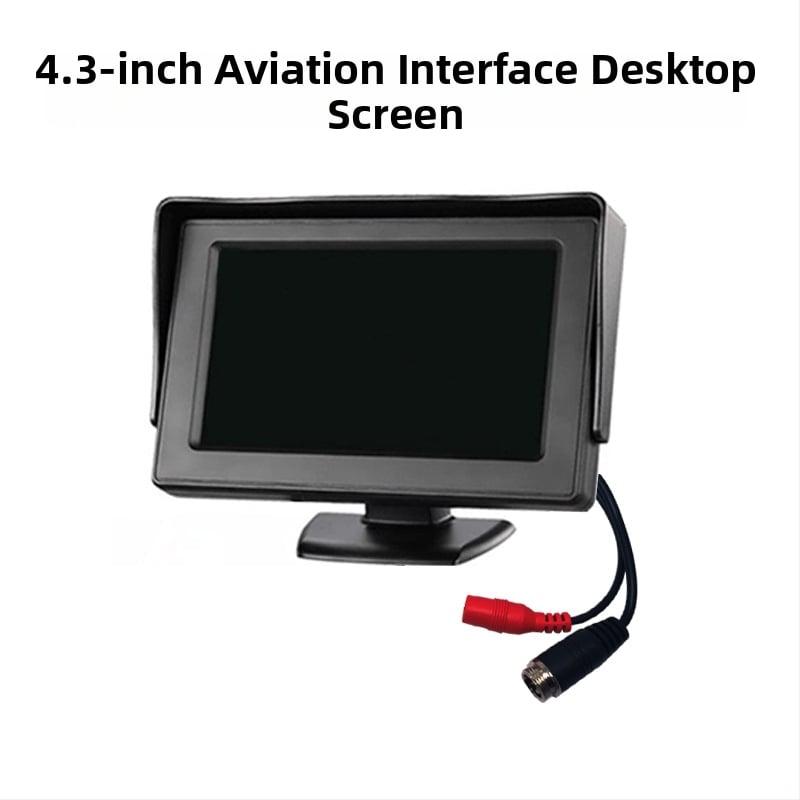 Transporto priemonės atbulinės eigos monitorius, IPS ekranas, 800x480 raiška, modelis Truck reversing, suderintas su sunkvežimiais